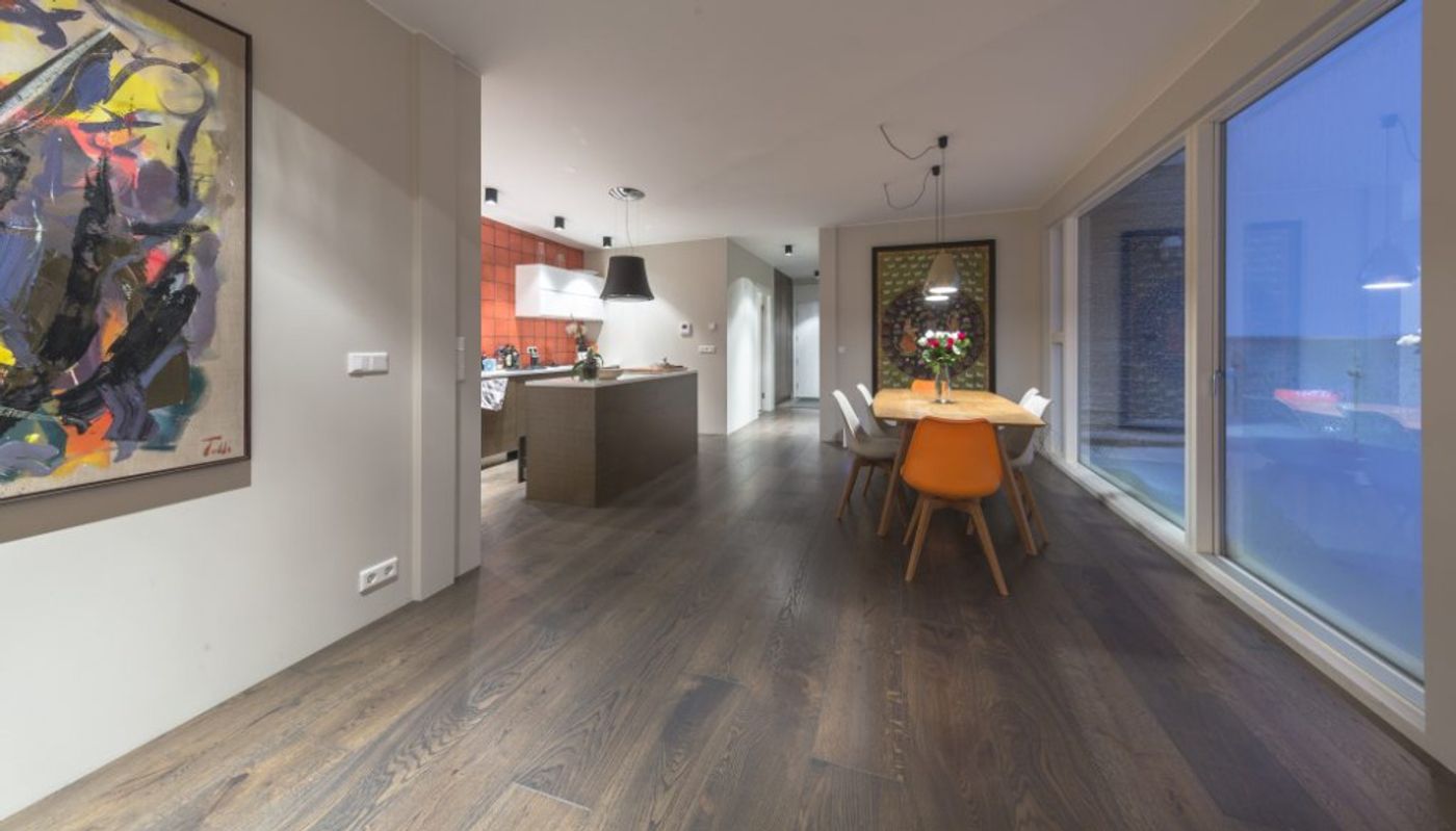 Heltre Lamellplank Wilbergs - Eik Dark Sauna 16x250x1400-2900mm