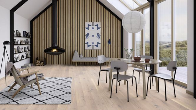 Hovedbilde Boen Eik Pale White Plank 181 Live Pure Parkett