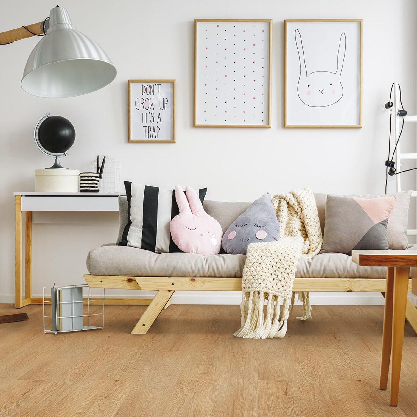 Korkgulv Wicanders Natural - Linen Oak