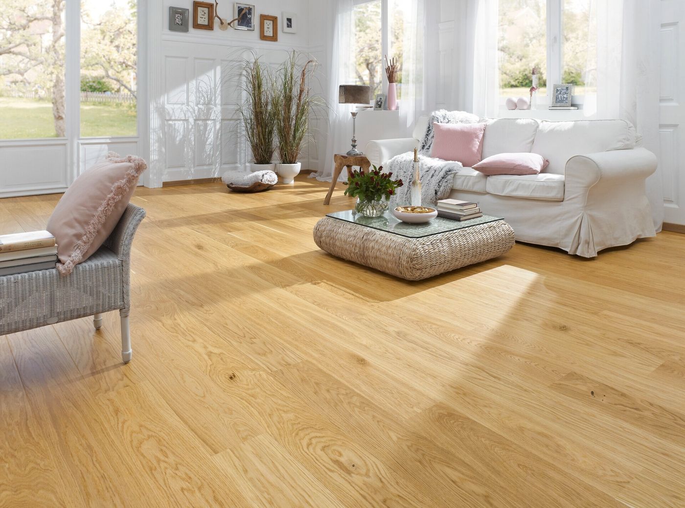 Parkett Tarkett Pure Eik Nature 1-Stav 2200 mm