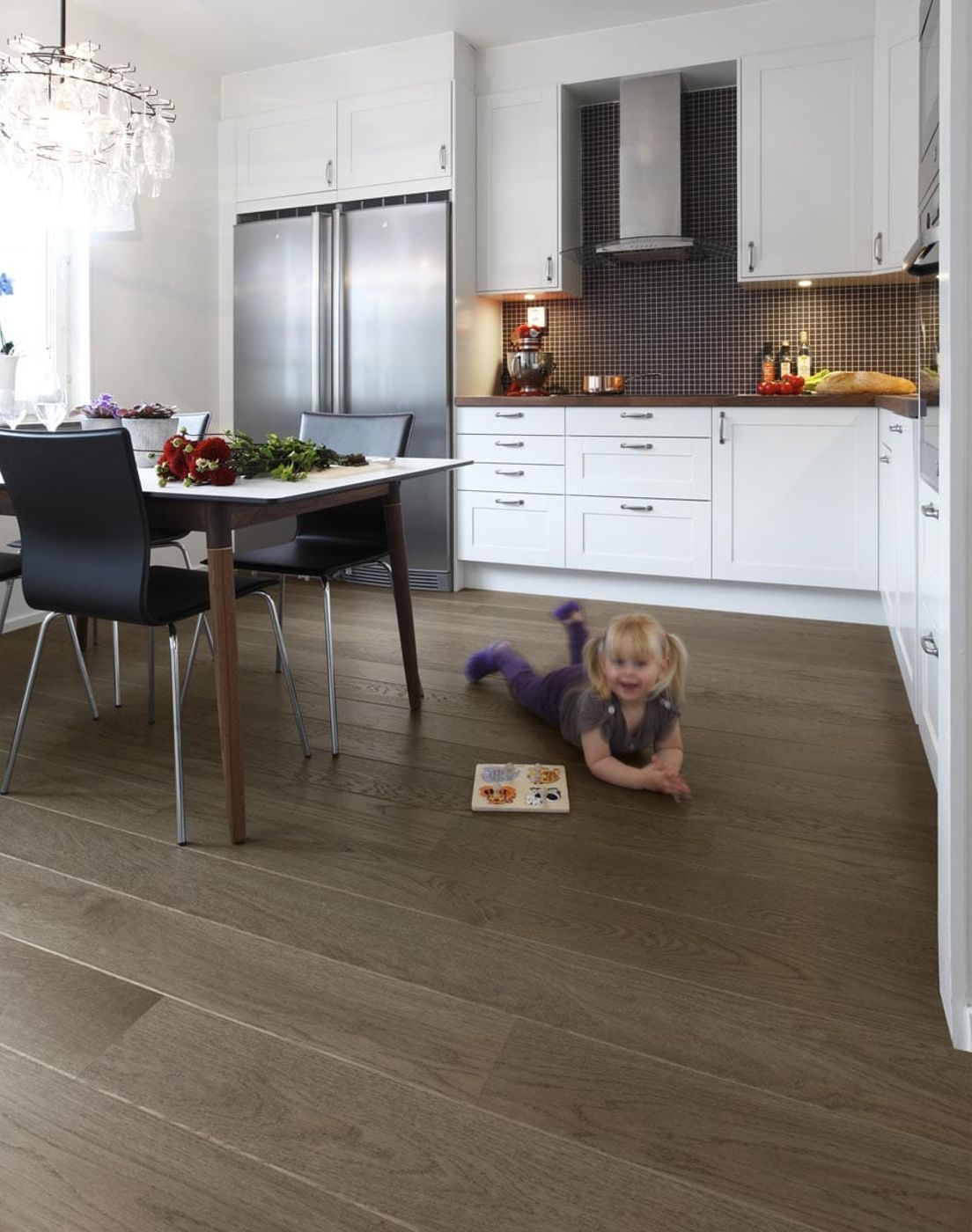 Parkett Tarkett Shade Eik Stone Grey Plank 1-Stav