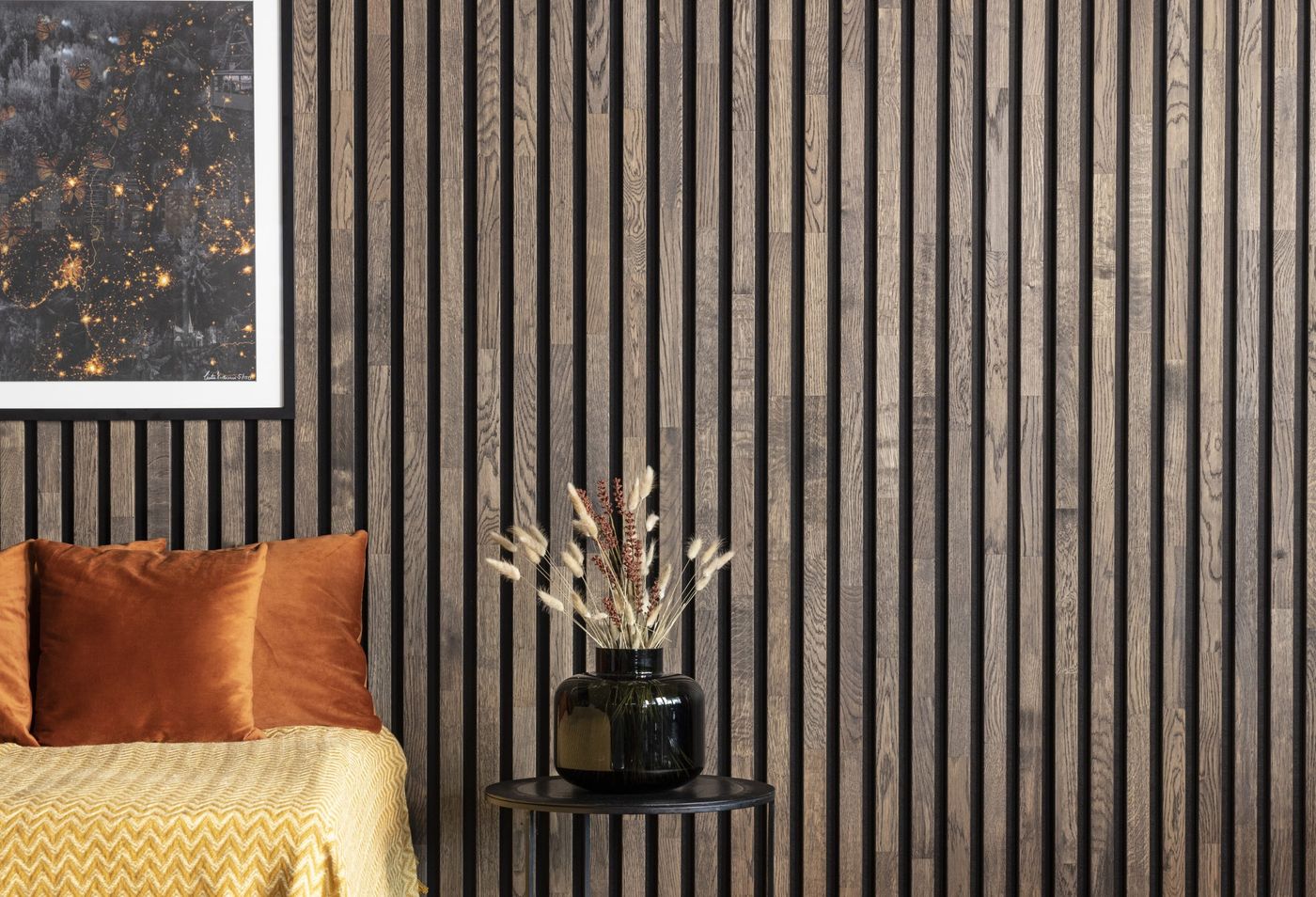 RO SOLID Spilepanel Eik espresso 30x600x2390