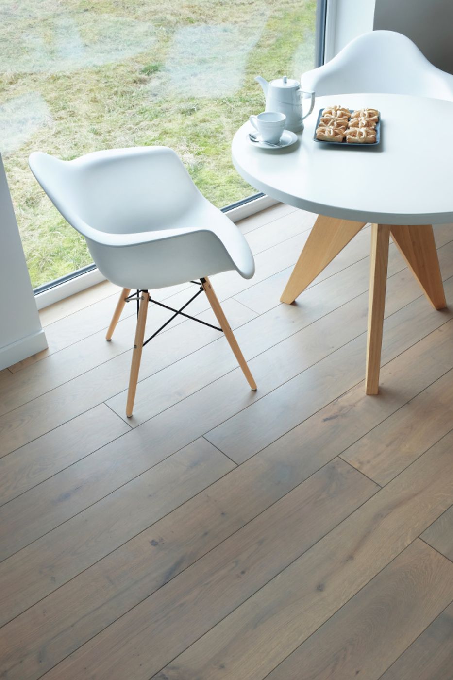 Heltre Lamellplank Wilbergs - Eik Silver Fogs 16x250x1400-2900mm