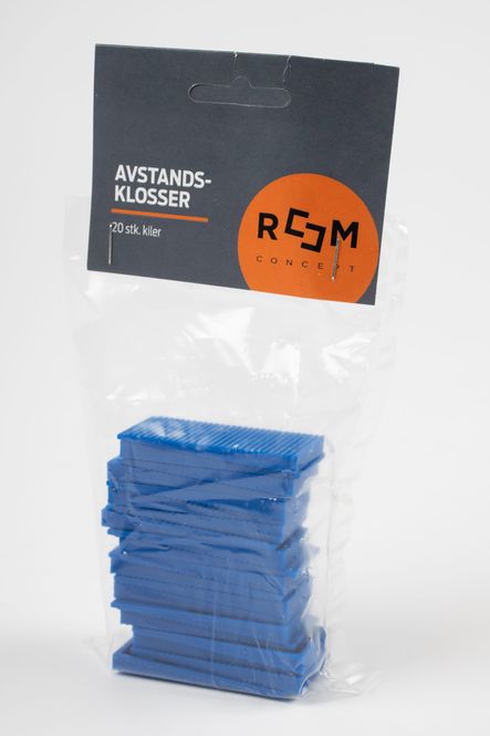 Hovedbilde Avstandsklosser 20pk RoomConcept