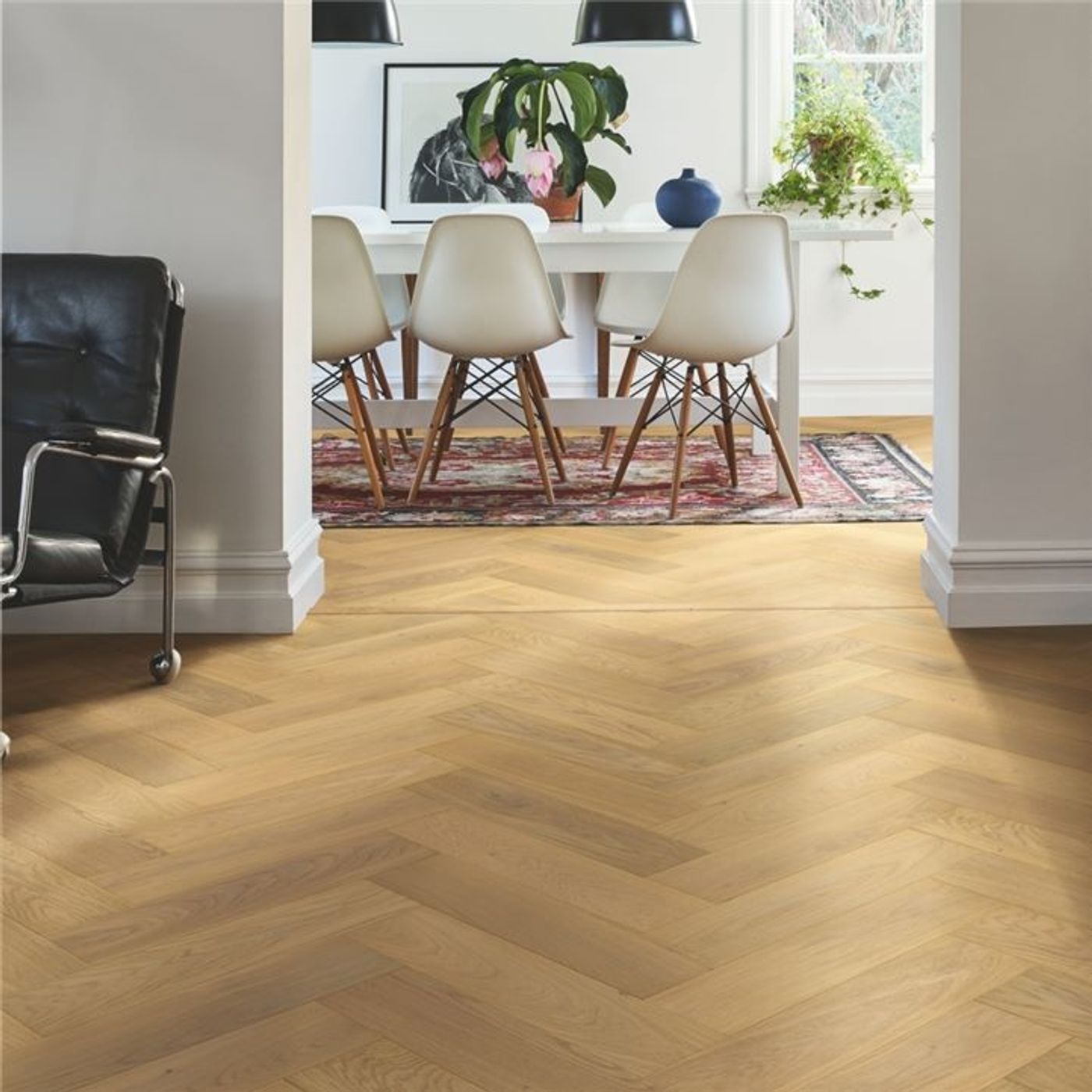 Fiskebensparkett Pergo Saltholm - Natural Herringbone Oak