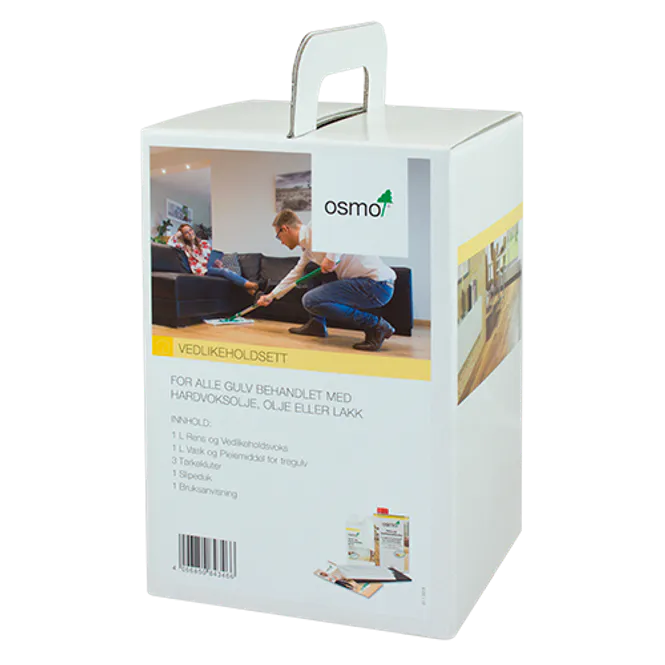 Hovedbilde Osmo Vedlikeholdspakke Gulv | Hvit 4D